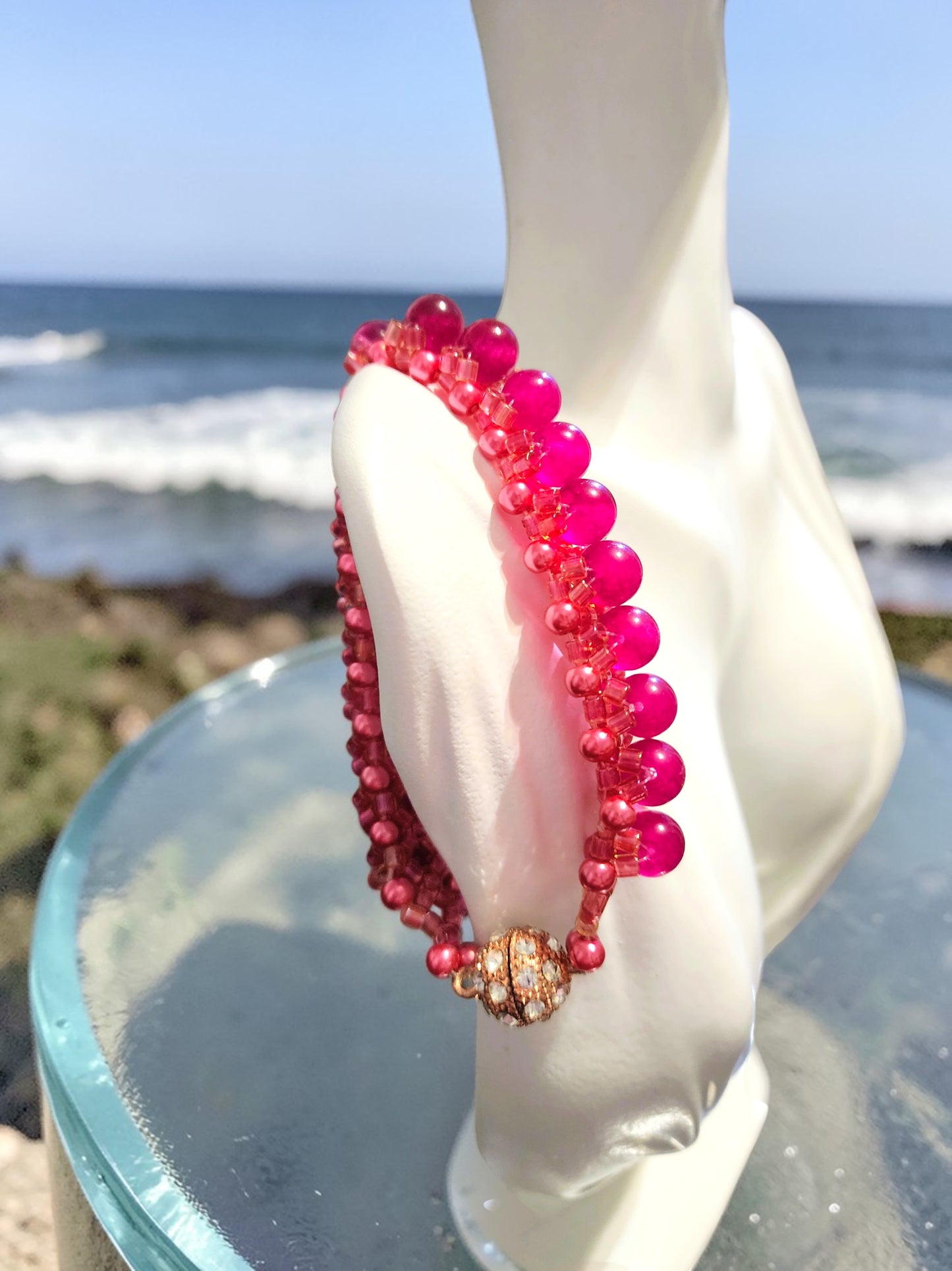 Blush Serenity Gemstone Bracelet