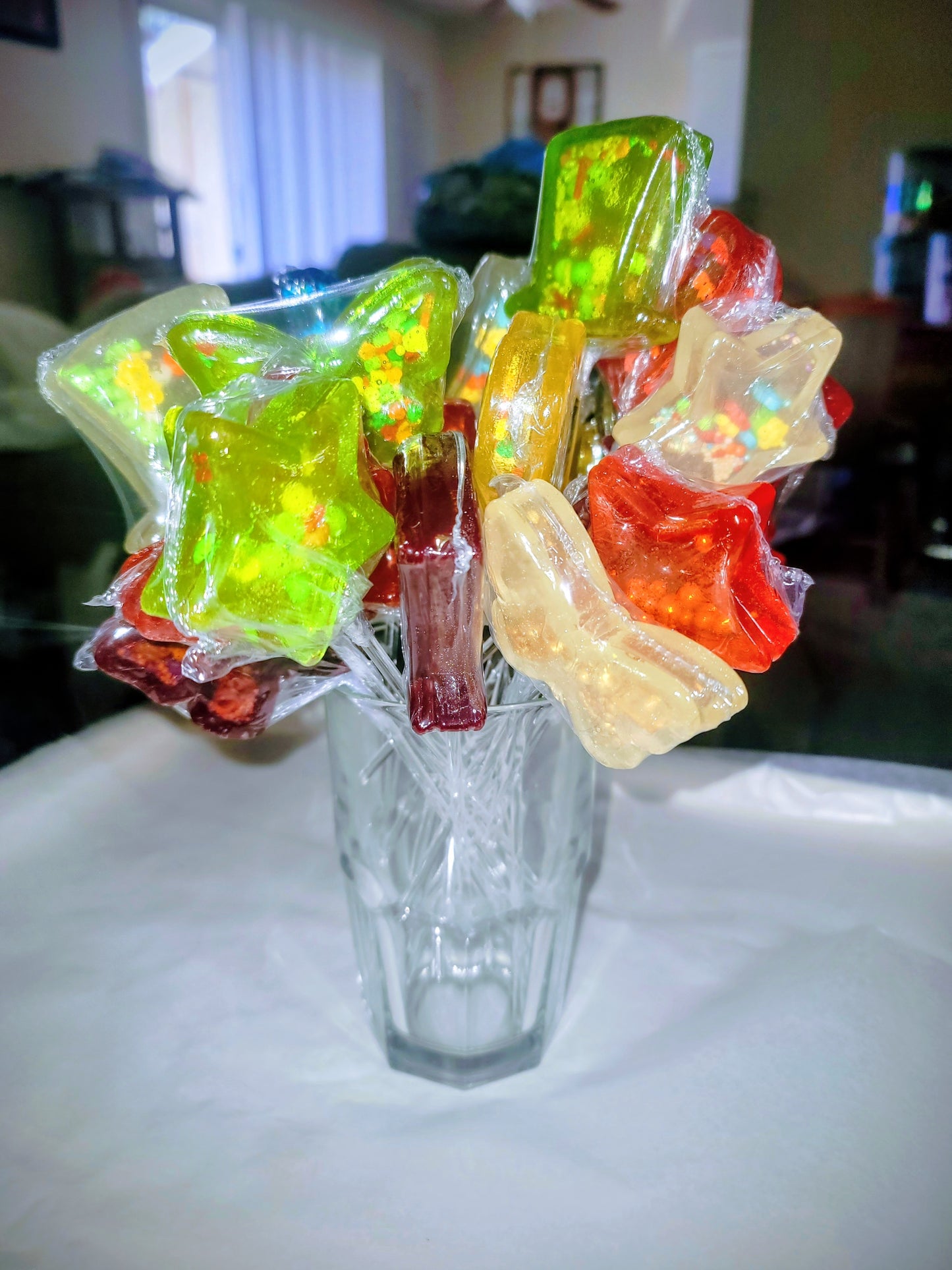 Kandy Glass Shakers — Hard Candy Rattle Lollipops