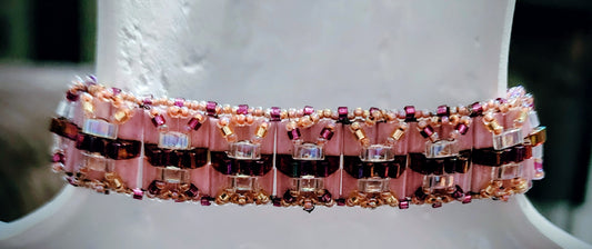 Sunset Bloom Crystal Bracelet