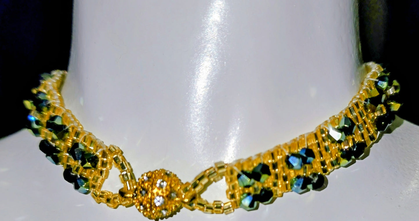 Emerald Glow Duo Set (Bracelet & Ring)