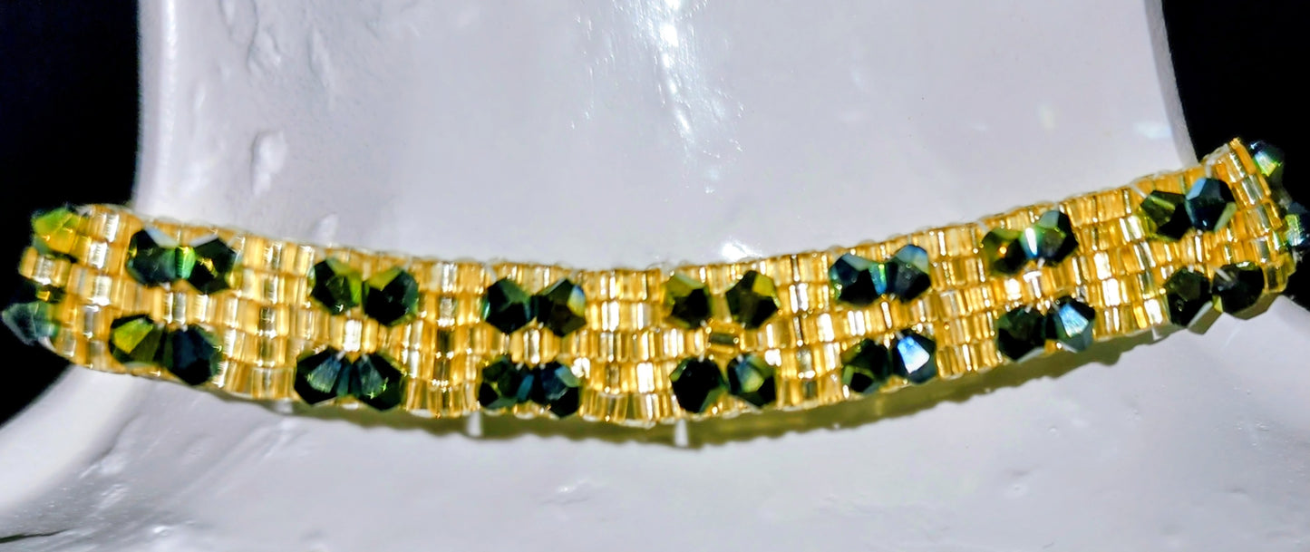 Emerald Glow Duo Set (Bracelet & Ring)