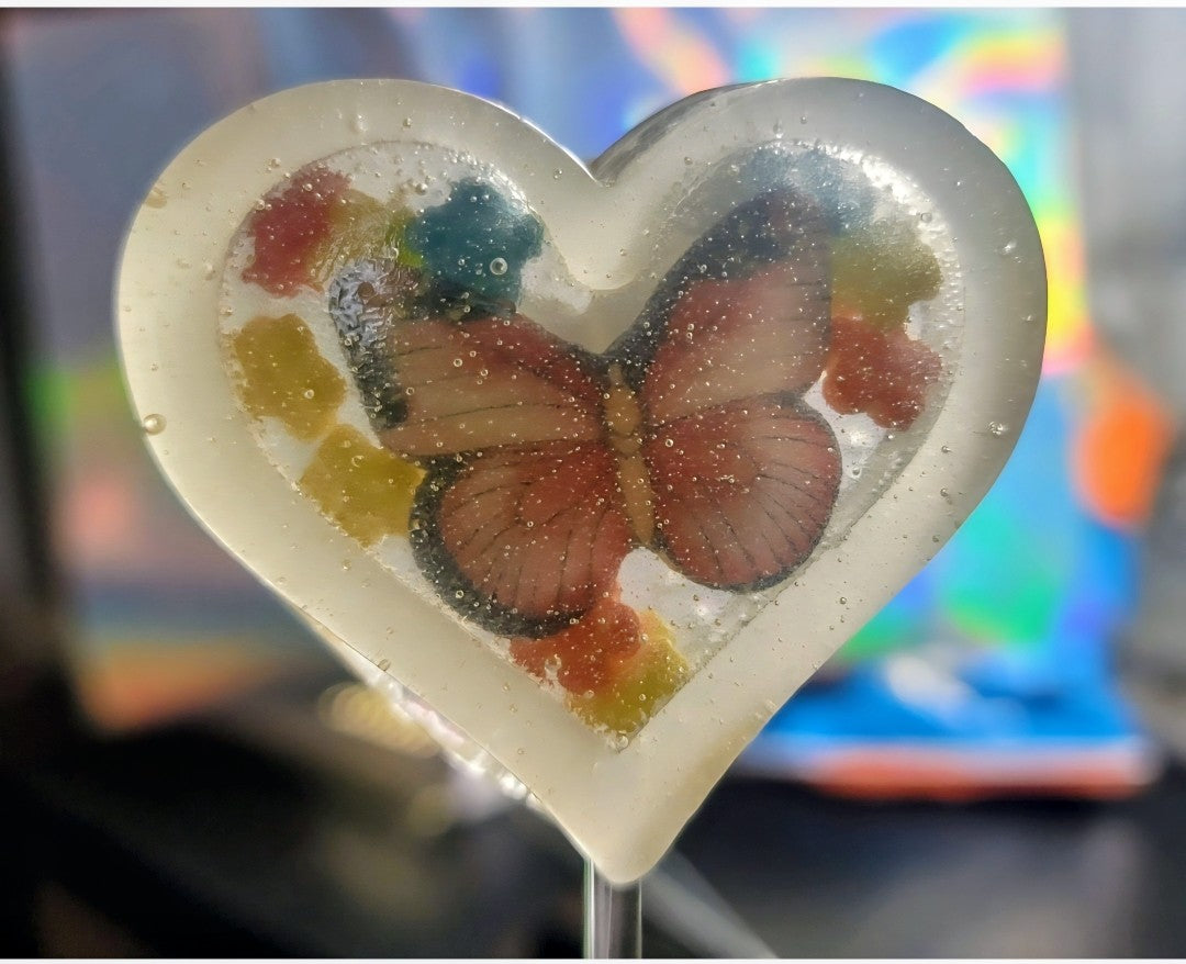 Kandy Glass Shakers — Hard Candy Rattle Lollipops